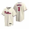 Nike Philadelphia Phillies #3 Bryce Harper Cream Alternate Stitched Baseball Jersey