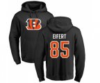 Cincinnati Bengals #85 Tyler Eifert Black Name & Number LogoPullover Hoodie