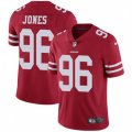 San Francisco 49ers #96 Datone Jones Red Team Color Vapor Untouchable Limited Player NFL Jersey
