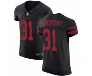 San Francisco 49ers #31 Raheem Mostert Black Alternate Vapor Untouchable Elite Player Football Jersey