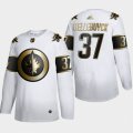 Winnipeg Jets #37 Connor Hellebuyck White Golden Edition Limited Stitched NHL Jersey