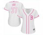 Women's Boston Red Sox #37 Bill Lee Replica White Fashion Baseball Jersey