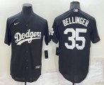 Los Angeles Dodgers #35 Cody Bellinger Black Turn Back The Clock Stitched Cool Base Jersey