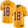 Washington Redskins #18 Josh Doctson Limited Gold Rush Vapor Untouchable NFL Jersey