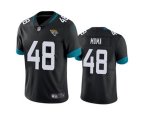 Jacksonville Jaguars #48 Chad Muma Black Vapor Untouchable Limited Stitched Jersey