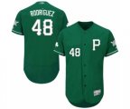 Pittsburgh Pirates Richard Rodriguez Green Celtic Flexbase Authentic Collection Baseball Player Jersey