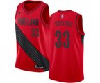 Portland Trail Blazers #33 Zach Collins Swingman Red Alternate NBA Jersey Statement Edition