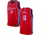 Philadelphia 76ers #11 James Ennis Swingman Red Basketball Jersey Statement Edition