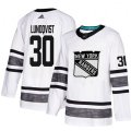 New York Rangers #30 Henrik Lundqvist White 2019 All-Star Game Parley Authentic Stitched NHL Jersey