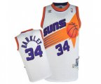 Phoenix Suns #34 Charles Barkley Swingman White Throwback Basketball Jersey