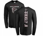 Atlanta Falcons #44 Vic Beasley Black Backer Long Sleeve T-Shirt