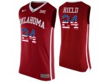 2016 US Flag Fashion 2016 Oklahoma Sooners Buddy Heild #24 Hype Elite College Basketball Jersey - Red