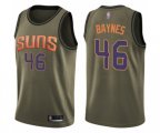 Phoenix Suns #46 Aron Baynes Swingman Green Salute to Service Basketball Jersey