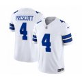 Dallas Cowboys #4 Dak Prescott White 2023 F.U.S.E. Vapor Limited Stitched Football Jersey