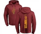Cleveland Cavaliers #13 Tristan Thompson Maroon Backer Pullover Hoodie