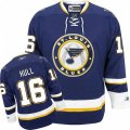 St. Louis Blues #16 Brett Hull Premier Navy Blue Third NHL Jersey