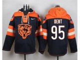 Chicago Bears #95 Richard Dent Navy Blue Player Pullover Hoodie