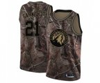 Minnesota Timberwolves #21 Kevin Garnett Swingman Camo Realtree Collection NBA Jersey