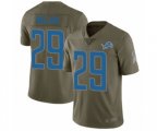 Detroit Lions #29 Rashaan Melvin Limited Olive 2017 Salute to Service Football Jersey