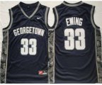 Georgetown Hoyas #33 Patrick Ewing Navy Stitched Jersey