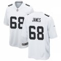 Las Vegas Raiders #68 Andre James Nike White Vapor Limited Jersey