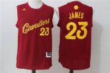 Cleveland Cavaliers #23 LeBron James adidas Burgundy Red 2016 Christmas Day Stitched NBA Swingman Jersey
