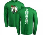 Boston Celtics #55 Greg Monroe Kelly Green Backer Long Sleeve T-Shirt