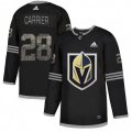 Vegas Golden Knights #28 William Carrier Black Authentic Classic Stitched NHL Jerse