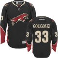 Arizona Coyotes #33 Alex Goligoski Premier Black Third NHL Jersey