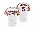 Baltimore Orioles Brooks Robinson White Turn Back the Clock Maryland Day Jersey
