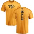 Nashville Predators #55 Cody McLeod Gold One Color Backer T-Shirt