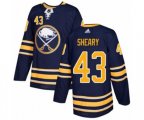 Adidas Buffalo Sabres #43 Conor Sheary Authentic Navy Blue Home NHL Jersey