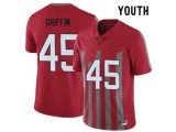2016 Youth Ohio State Buckeyes Archie Griffin #45 College Football Alternate Elite Jersey - Scarlet