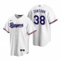 Nike Texas Rangers #38 Danny Santana White Home Stitched Baseball Jersey