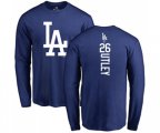 Los Angeles Dodgers #26 Chase Utley Replica Royal Blue Alternate Cool Base Baseball T-Shirt