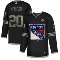 New York Rangers #20 Chris Kreider Black Authentic Classic Stitched NHL Jersey