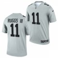 Las Vegas Raiders #11 Henry Ruggs III Nike 2021 Silver Inverted Legend Jersey