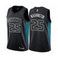 Charlotte Hornets #25 PJ Washington Authentic Black Basketball Jersey - City Edition