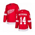 Detroit Red Wings #14 Robert Mastrosimone Authentic Red Home Hockey Jersey