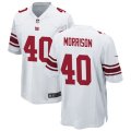 New York Giants Retired Player #40 Joe Morrison Nike White Vapor Untouchable Limited Jersey