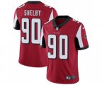 Atlanta Falcons #90 Derrick Shelby Red Team Color Vapor Untouchable Limited Player Football Jersey