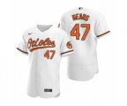 Baltimore Orioles #47 John Means Nike White Authentic 2020 Home Jersey