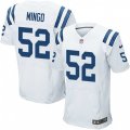 Indianapolis Colts #52 Barkevious Mingo Elite White NFL Jersey