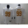 Los Angeles Rams #99 Aaron Donald White Nike Leopard Print Limited Jersey