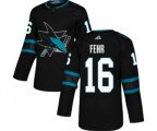 Adidas San Jose Sharks #16 Eric Fehr Premier Black Alternate NHL Jersey