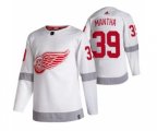 Detroit Red Wings #39 Anthony Mantha White 2020-21 Reverse Retro Alternate Hockey Jersey
