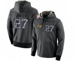 Tampa Bay Buccaneers #27 Ronald Jones II Stitched Black Anthracite Salute to Service Player Performance Hoodie