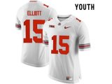 2016 Youth Ohio State Buckeyes Ezekiel Elliott #15 College Football Limited Jersey - White