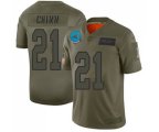 Carolina Panthers #21 Jeremy Chinn Camo Men's Stitched NFL Limited 2019 Salute To Service Jersey