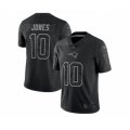 New England Patriots #10 Mac Jones Black Reflective Limited Stitched Football Jersey